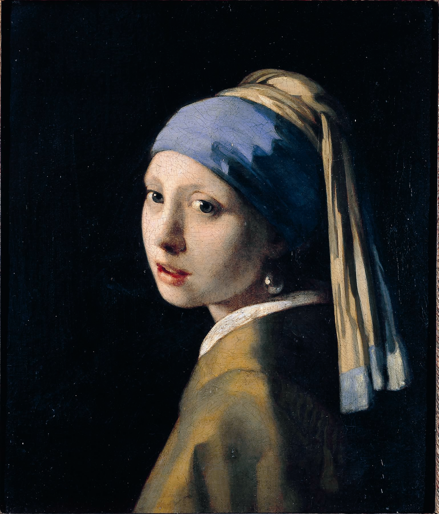 Henricus Rol - Kopie van het Meisje met de parel (Vermeer).